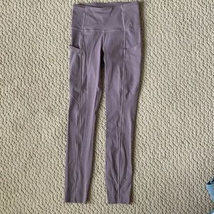 Lululemon, size 2, 25”, purple